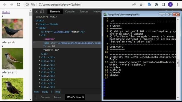 Geirfa.com #5, PHP, CSS, gwall 404, dyfynnodiau a sillnodau, display, inline, tabl hunanailffurfiad смотреть онлайн