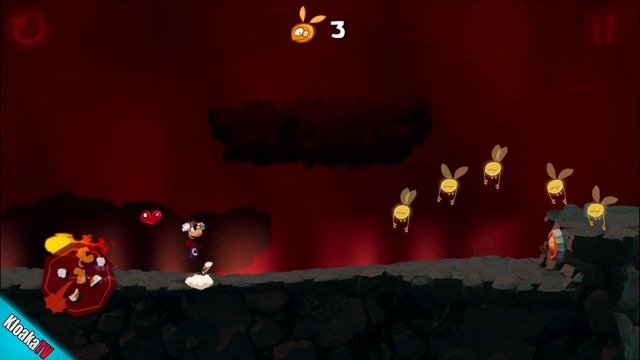 Rayman Jungle Run - World 3 Wall Run - All Levels Walkthrough смотреть онлайн