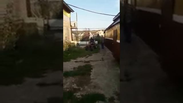 Передний адаптер к мотоблоку,первые испытания. смотреть онлайн