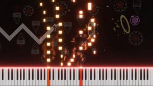 At the Speed of Light by Dimrain47 - Piano Tutorial / Cover (Geometry Dash)