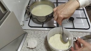 Сыр/ Адыгейский сыр/ Сыр Адыгейский в домашних условиях из 2-х ингредиентов