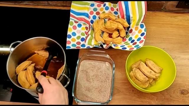 Печенье во фритюре или испанский Чуррос, Рецепт от профессионального кондитера! смотреть онлайн