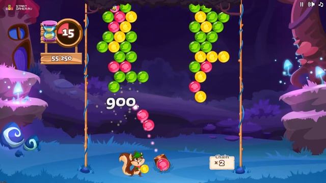 Игра "Лесные пузыри" (Bubble Woods) - прохождение смотреть онлайн