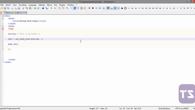 String Functions Sample 2 - Lecture 41 (PHP Tutorial) смотреть онлайн