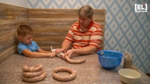 Чесночная Колбаса Простой Рецепт  Мясные Колбаски  Домашняя Колбаса