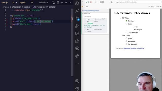 Indeterminate Checkboxes смотреть онлайн
