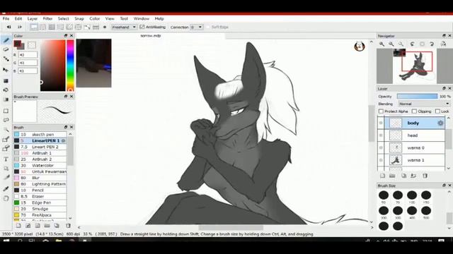 Drawing Female Anubis - (FURRY SPEEDPAINT) смотреть онлайн