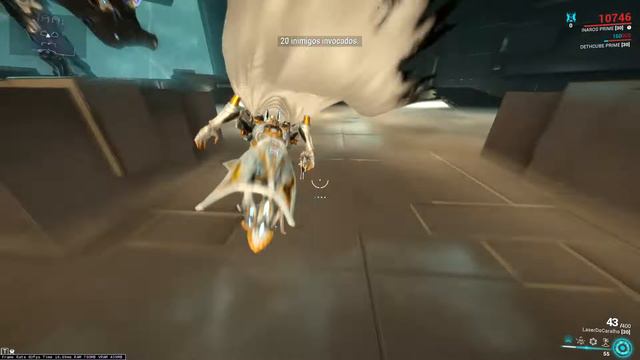 Warframe - Build Inaros Prime/Gaze/DethCube Prime e Verglas LVL 185 смотреть онлайн