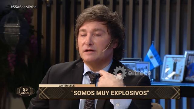 "Somos muy explosivos" Javier Milei y Fátima Flórez a puro corazoncito en La noche de Mirtha смотреть онлайн