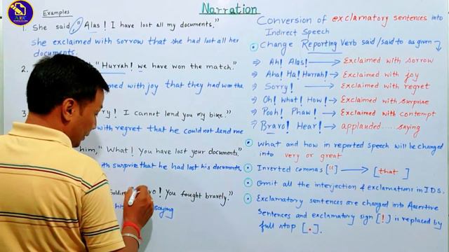 Narration ( Exclamatory & Optative Sentences) | Direct Indirect Speech ( Interrogative & Optative ) смотреть онлайн