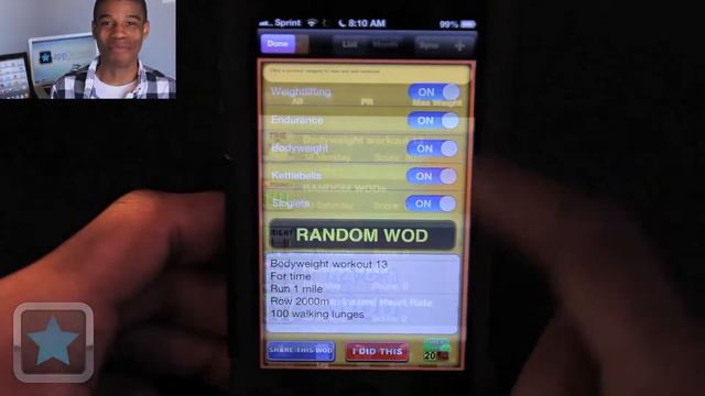 Workout Hero iPhone and iPad AppDictions App Demo смотреть онлайн
