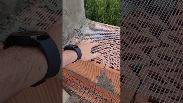 Для чего нужно использовать 2 вида сетки при кладке стен из керамического блока ?#керамоблок