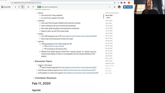 Velero Community Meeting/Open Discussion - Feb 18, 2020 смотреть онлайн