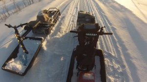 Сравнение двух мотобуксировщиков (толкачей).