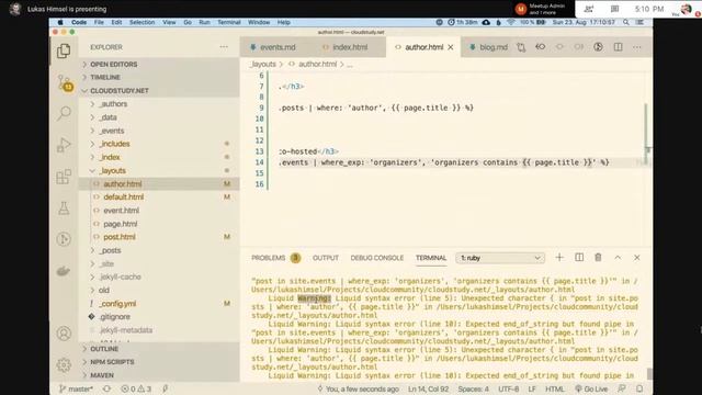 Live Coding - Building Community Website with GitHub Pages, Jekyll, AMP, Netlify смотреть онлайн