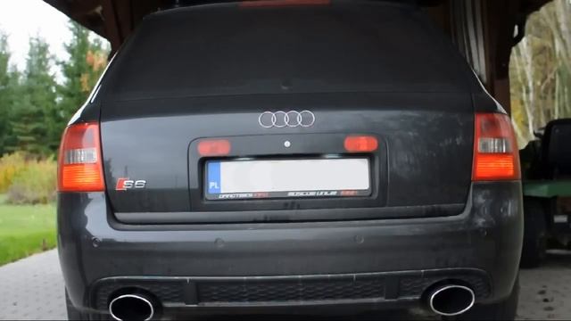 Audi S6 C5 stock exhaust vs Milltek Sport Exhaust смотреть онлайн
