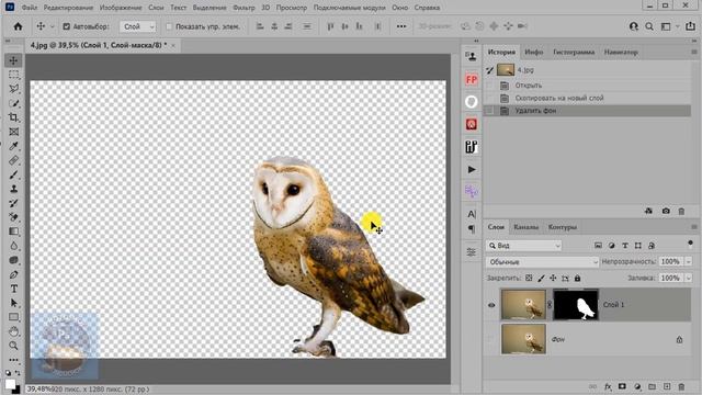 Как быстро отделить объект от фона смотреть онлайн