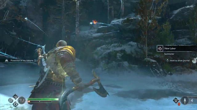 God of War - Lvl 4 Kratos vs Wildwood's monsters - NoDMG Runic Cancel (GMGOW NG+) смотреть онлайн