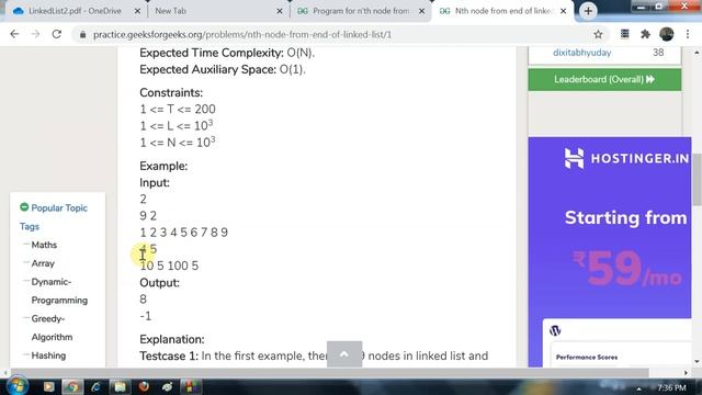 Nth Node From end Linked List | Best Approach | Explained смотреть онлайн