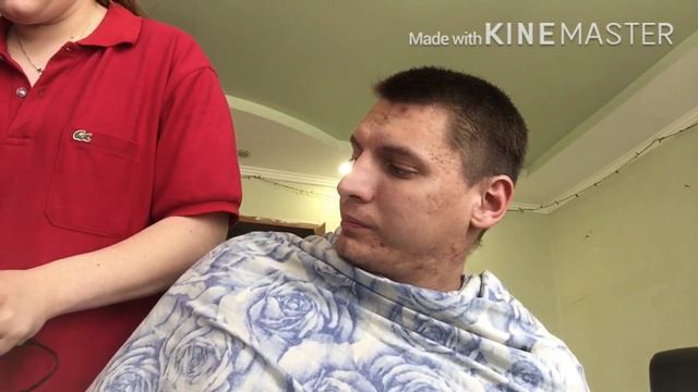 НОВЫЙ ВЛОГ-МОЯ ДЕВУШКА ПОДСТРИГЛА МЕНЯ НАЛЫСО смотреть онлайн