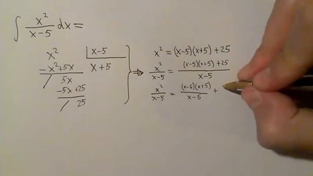 Integral of x^2/(x-5) смотреть онлайн
