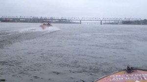 Катер АМУР - 3  с двигателем 1JZ , в движении