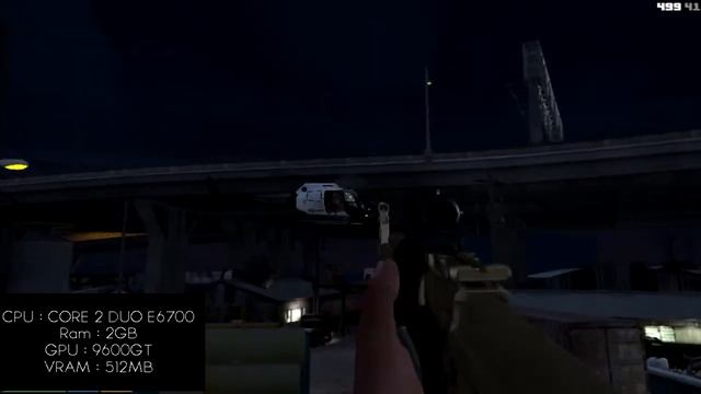 GTA 5 on Core 2 Duo 2.66Ghz E6700 | 2GB RAM | Nvidia 9600GT 512MB VRAM 256BIT смотреть онлайн