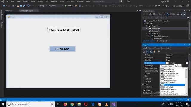 C# Label Control | Label in C# | How to use Label in c# visual studio | Dynamic Label in c# смотреть онлайн