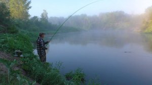 Хорошая рыбалка на речке