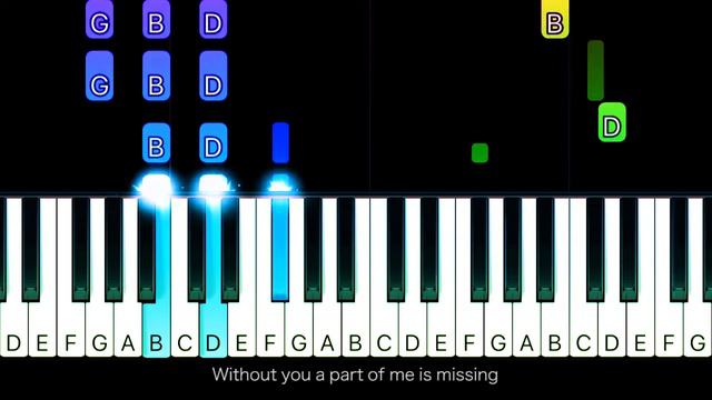 Diego Luna & Gustavo Santaolalla - I Love You Too Much - EASY Piano CHORDS TUTORIAL смотреть онлайн