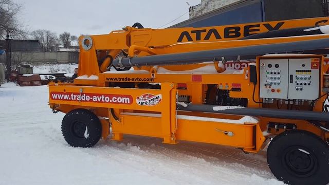 Бетононасос на шасси Atabey Scorpion CP40.321C смотреть онлайн