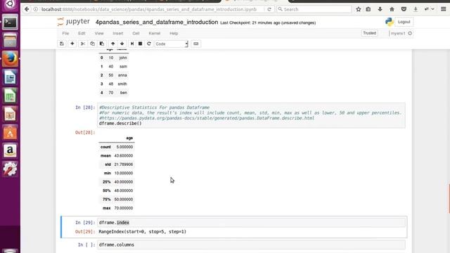 Pandas Series and DataFrame Plot Graph Examples смотреть онлайн