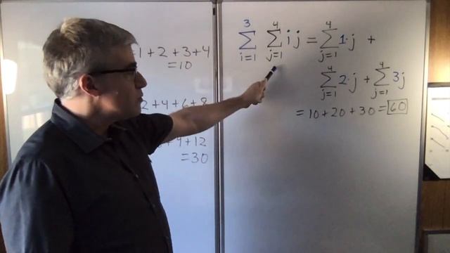 Double Summation with Sigma Notation смотреть онлайн
