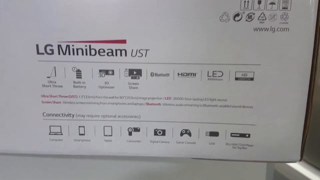 Lg minibeam projector PH450U review!! 2017 смотреть онлайн