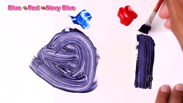 Mixing Red And Blue - What Color Make Red And Blue - Mix Acrylic Colors смотреть онлайн