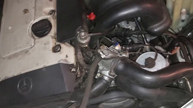 Греется двигатель? Мерседес 2.8, лёгкое решение проблемы. смотреть онлайн