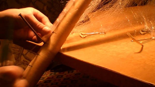 плетение сети по кругу на черенке смотреть онлайн