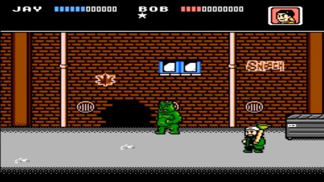 Jay and Silent Bob Mall Brawl - All Bosses (NES) смотреть онлайн