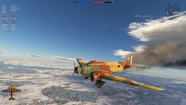 War Thunder - S.M.81 Pipistrello "Punching A Plane" смотреть онлайн