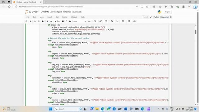 End to end data scraping and json formatting using Py-selenium | Project - 2 смотреть онлайн