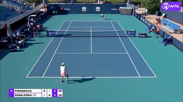 Tsvetana Pironkova vs. Aryna Sabalenka | 2021 Miami Open Round 2 | WTA Match Highlights смотреть онлайн