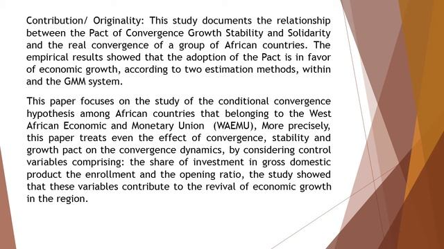 Convergence and Divergence among Countries AEFR 53 510 520 смотреть онлайн