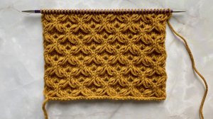 ШИКАРНЫЙ УЗОР СПИЦАМИ С 3Д ЭФФЕКТОМ | ЭФФЕКТНЫЙ АЖУРНЫЙ УЗОР ДЛЯ СВИТЕРА ИЛИ КАРДИГАНА