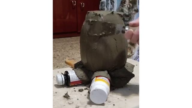 Цветочный горшок своими руками/flower pot do it yourself смотреть онлайн