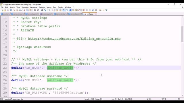 17- Configuring Wp Config File смотреть онлайн