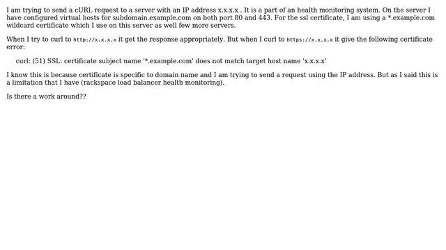 DevOps & SysAdmins: ssl certificate error while making cURL request to IP address (2 Solutions!!) смотреть онлайн