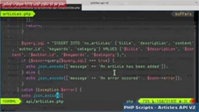 2- بناء API مبسط باستخدام PHP (النسخة الثانية) смотреть онлайн
