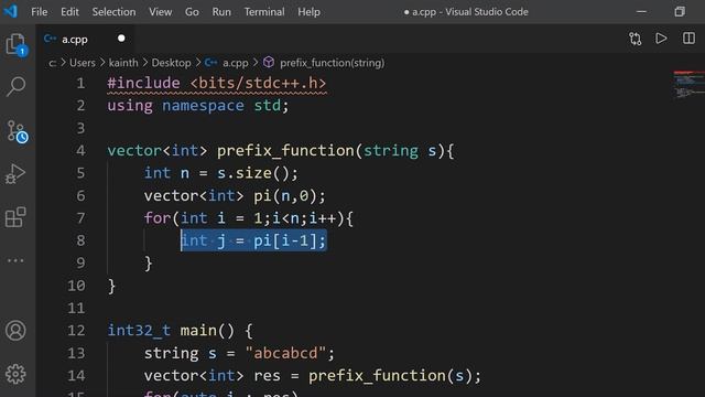 KMP Algorithms - String Algorithm | C++ Placement Course | Lecture 39.3 смотреть онлайн