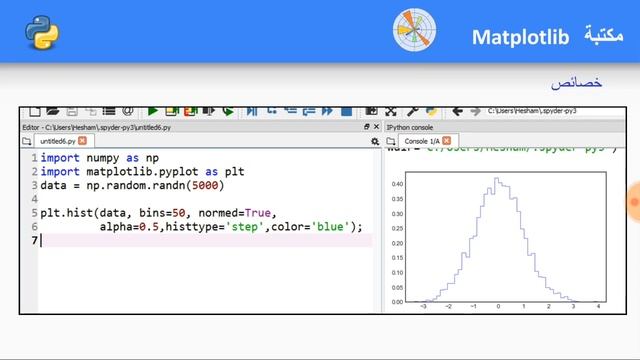 C-74 - Matplotlib - Histogram - 9 - ماتبلوتليب - هيستوجرام смотреть онлайн