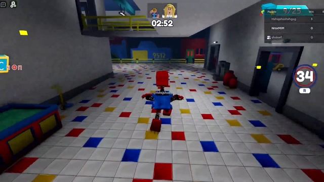 Играю за монстра БОКСИ БУ в РОБЛОКС, project playtime от меня некто не спрячется, плейтайм смотреть онлайн